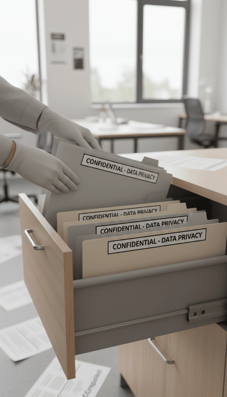 Secure filing of confidential documents at Abdullah Lab Services