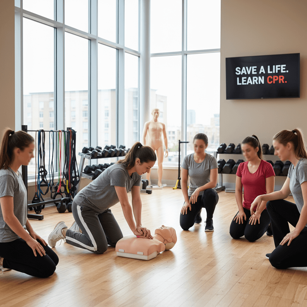 CPR training certification class